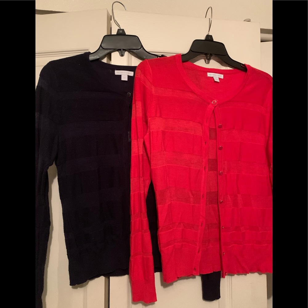 SOLD‼️ (2) New York & Company cardigans